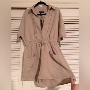 NWT Blank NYC romper in nude